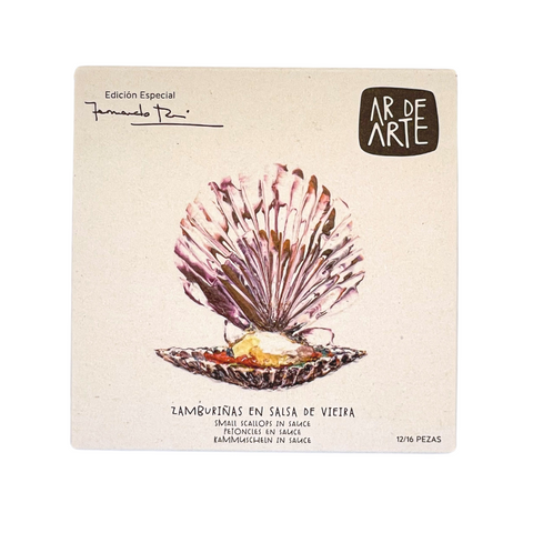 AR DE ARTE Small Scallops in Sauce