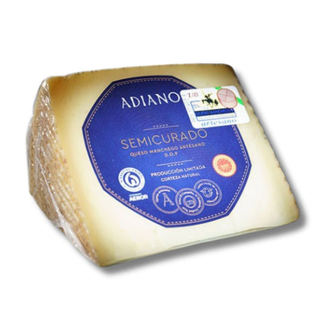 Adiano Queso Manchego Semicurado D.O.P. – Wedge