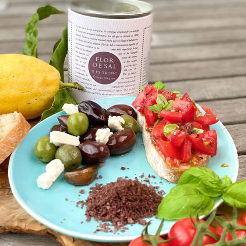 FLOR DE SAL BLACK OLIVE SEA SALT