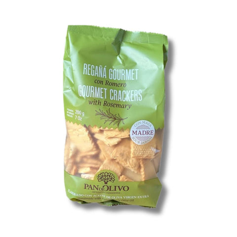 Pan de Olivo Regañá Gourmet Crackers with Rosemary