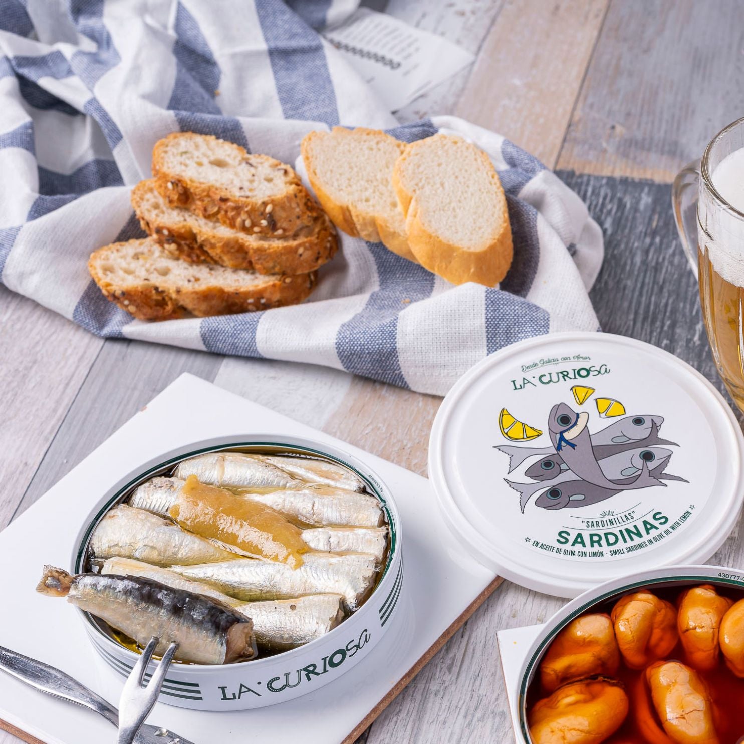 La Curiosa Small Sardines with Lemon – Despaña NYC
