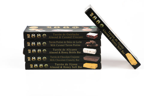 1880 Premium Milk Chocolate Crunchy Turrón