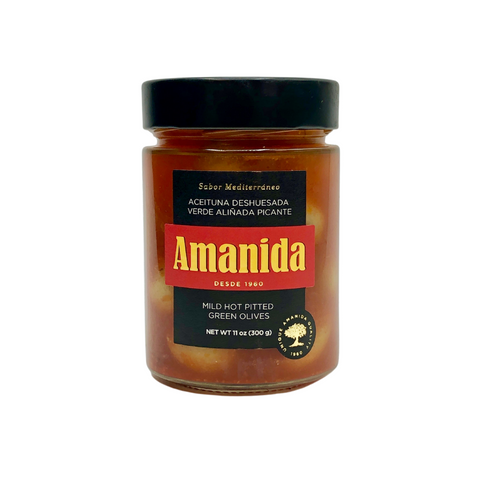 Amanida Gordal Pitted Olives w/ Mild Marinade 300g