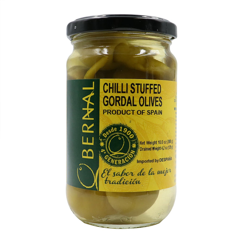 BERNAL Chili Stuffed Gordal Olives