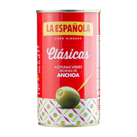 LA ESPAÑOLA Manzanilla Olives Stuffed with Anchovies