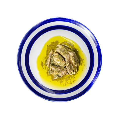 Alalunga Lubina in Pesto Sauce