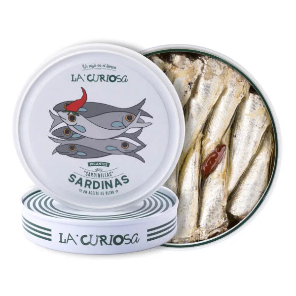 La Curiosa- Small Spicy Sardines In Olive Oil